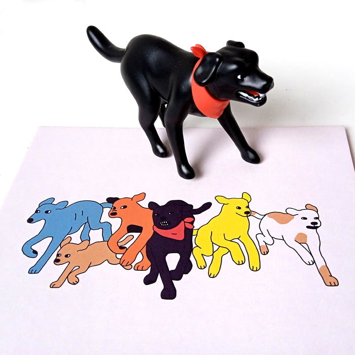 NEGRO MATAPACOS ART TOY – MALDITO PERRITO