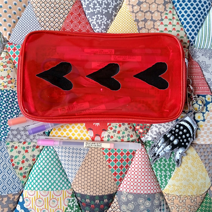 RED HEARTS BAG & HAND KEYCHAIN SET – BERE MEDINA