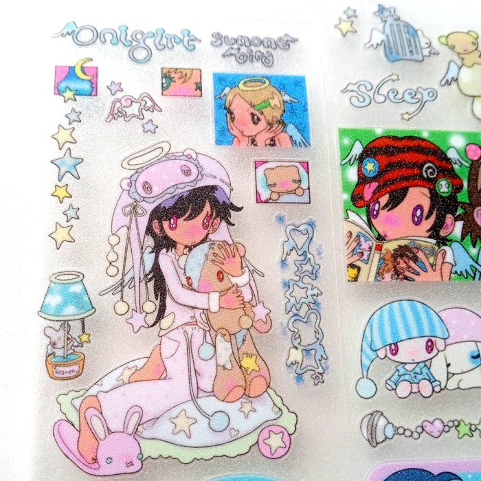 SLEEPY STICKERS – SUNONEBIRD