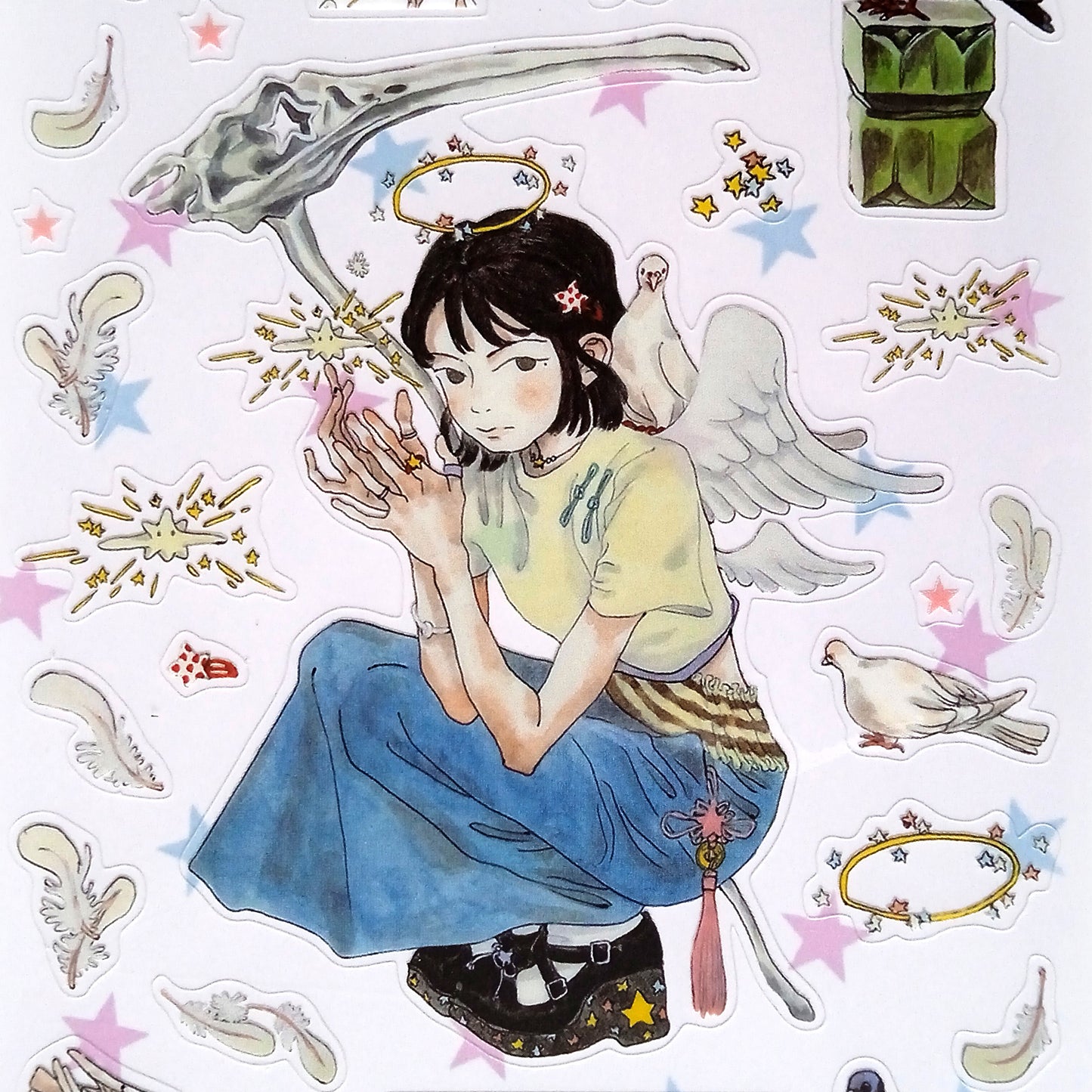 RAVEN ANGEL STICKERS – XING BAORONG