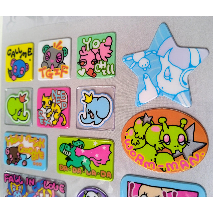 LOVE IS SO PURE 3D STICKERS – HUNIMAL