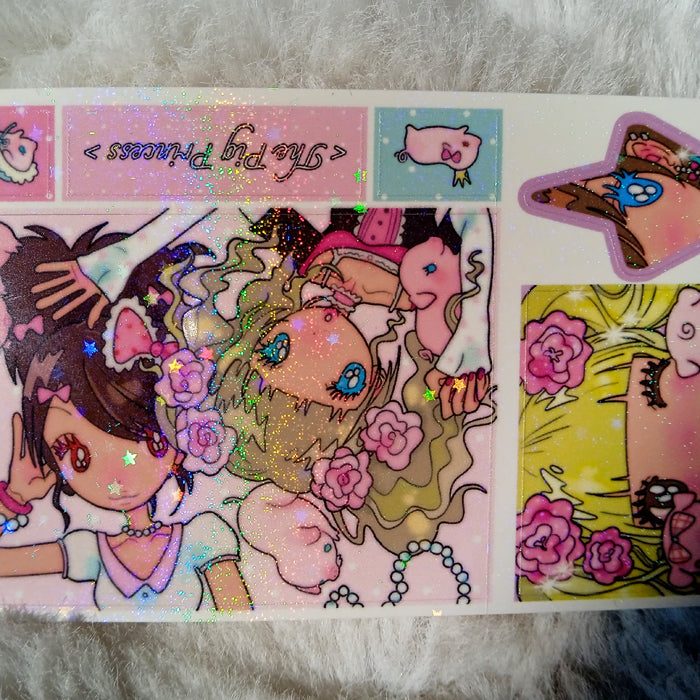 THE PIG PRINCESS STICKERS – SUNONEBIRD