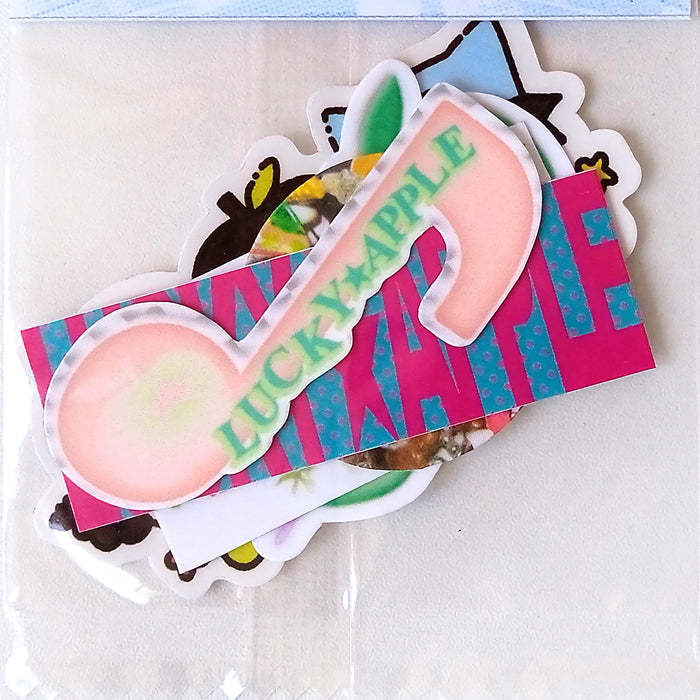 LUCKY STAR APPLE STICKERS