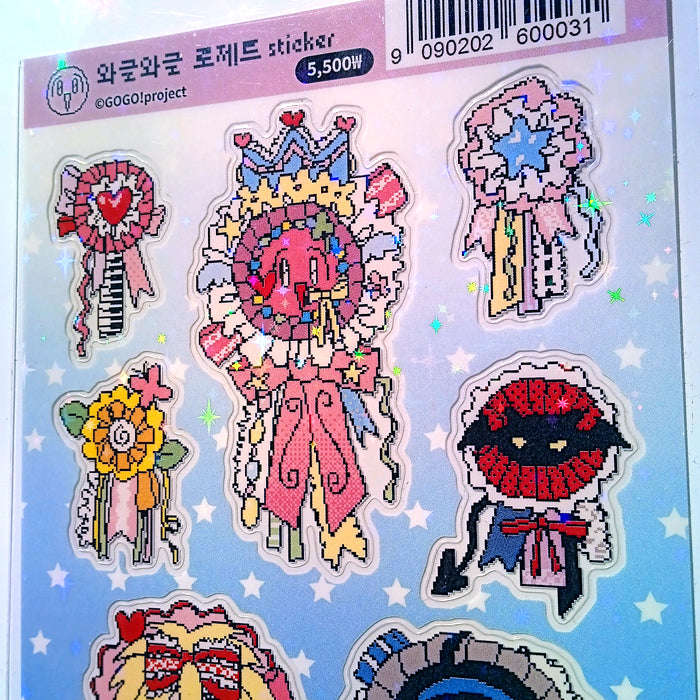 PRIZE RIBBON STICKERS – GOGO! PROJECT