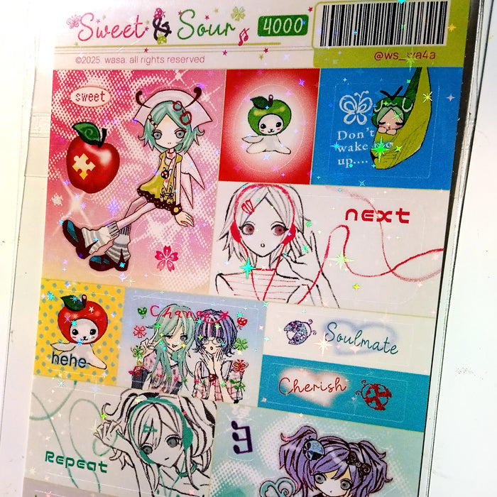 SWEET & SOUR STICKERS – WASA