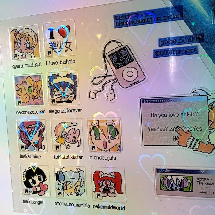 BISHOJO ADDICTION 2.0 STICKERS – GOGO! PROJECT