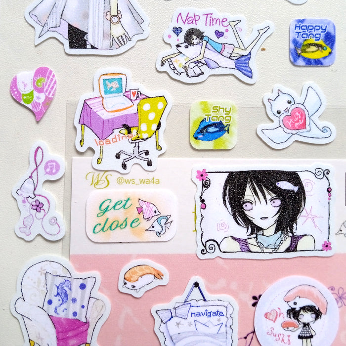 FISH ROOM STICKERS – WASA