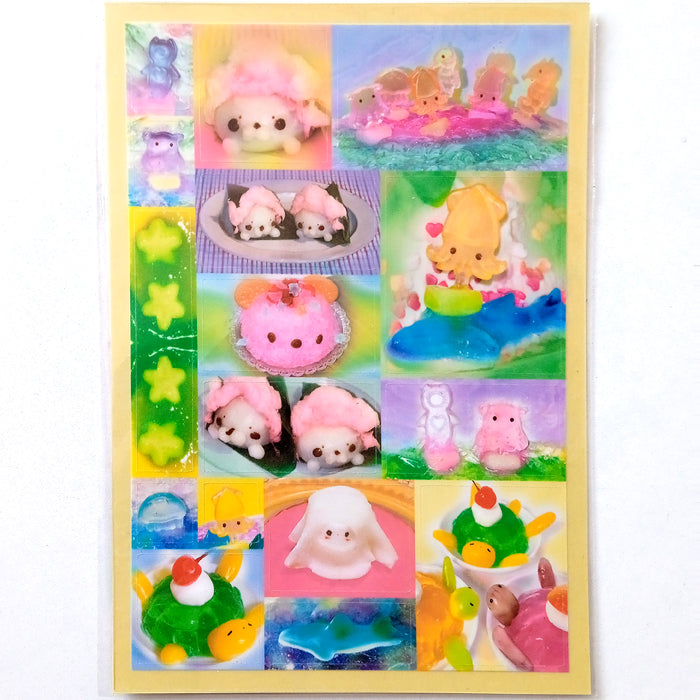 MARINE LIFE JELLY STICKERS – XUE MIAN DOU SHA