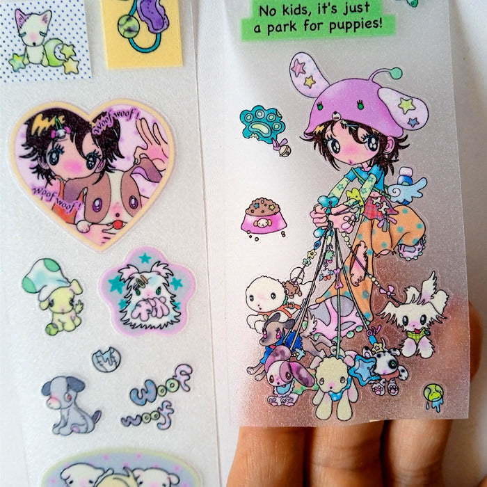 PUPPY PARK STICKERS – SUNONEBIRD