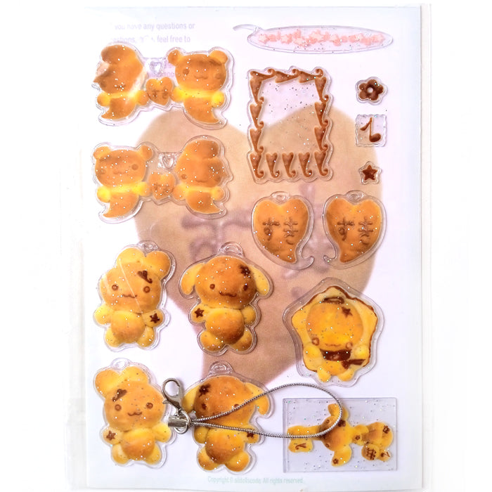 3D BREAD KEYCHAIN STICKERS – ALLDOLLSCODE