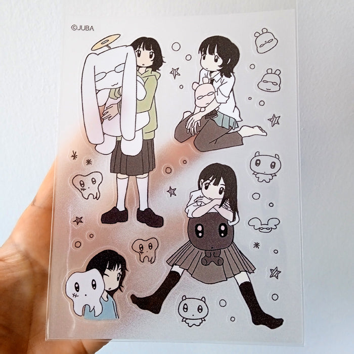 PLUSHIE HUGS STICKERS – JUBA
