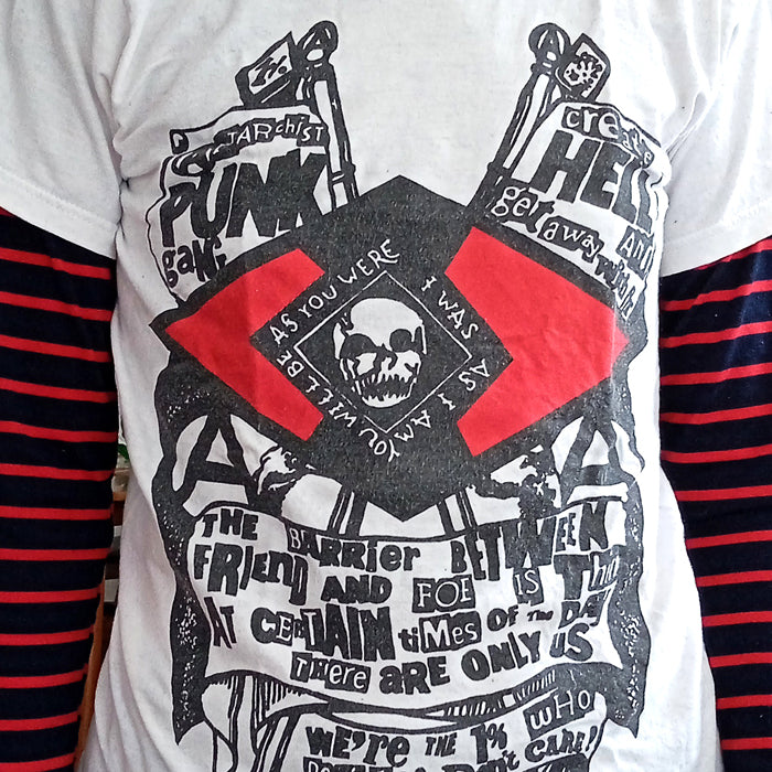 ANARCHIST PUNK HELL TSHIRT (SIZE S) ★ CLOSET SALE