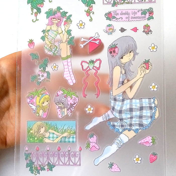 ROTTEN STRAWBERRIES STICKERS – OOOCTOPUS