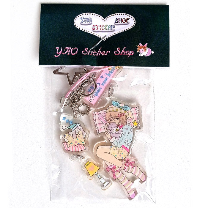 SLEEPY PILLOW KEYCHAIN – OOOCTOPUS
