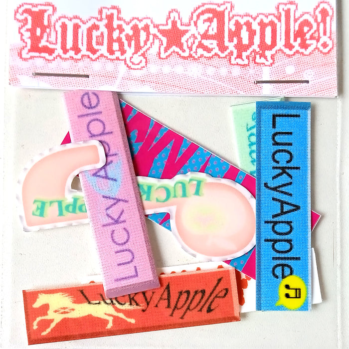 LUCKY STAR APPLE STICKERS