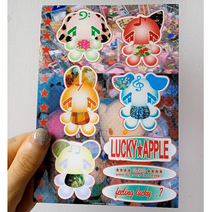 LUCKY★APPLE STICKERS – ONEBIUSTAR
