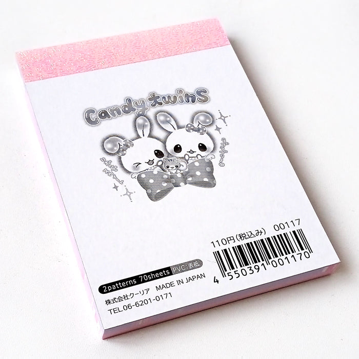 CANDY TWINS NOTEPAD ★ PINK