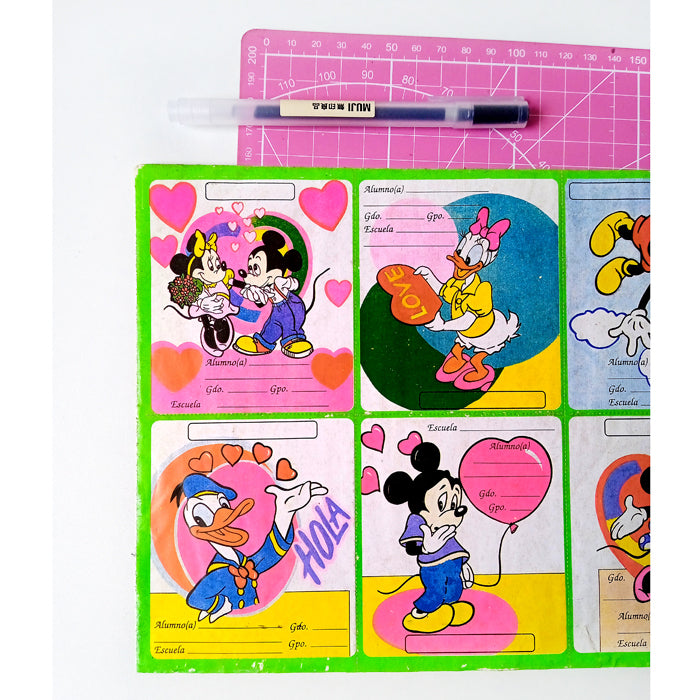 MICKEY LABEL STICKERS