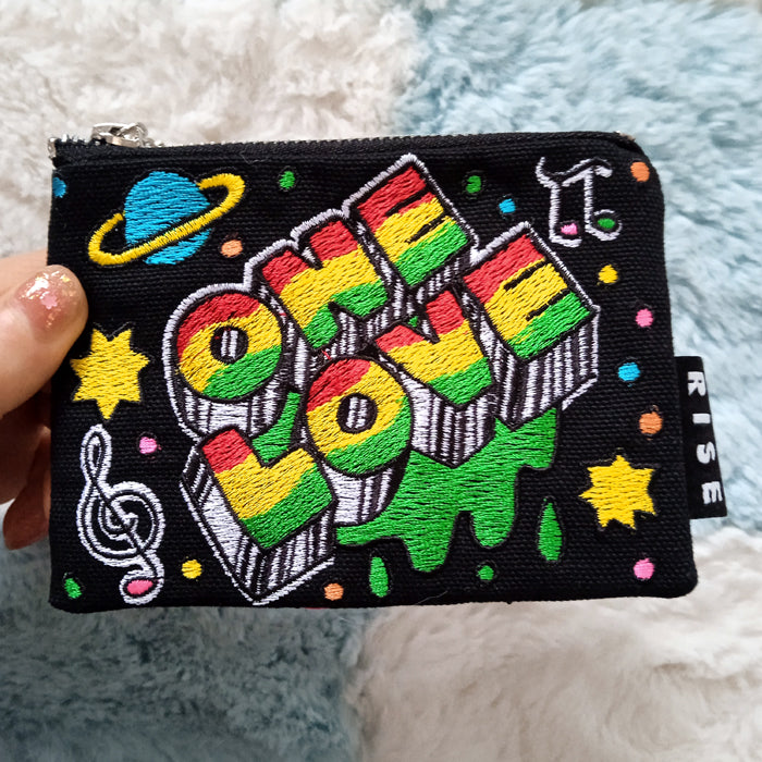 ONE LOVE COIN PURSE – TIM COMIX