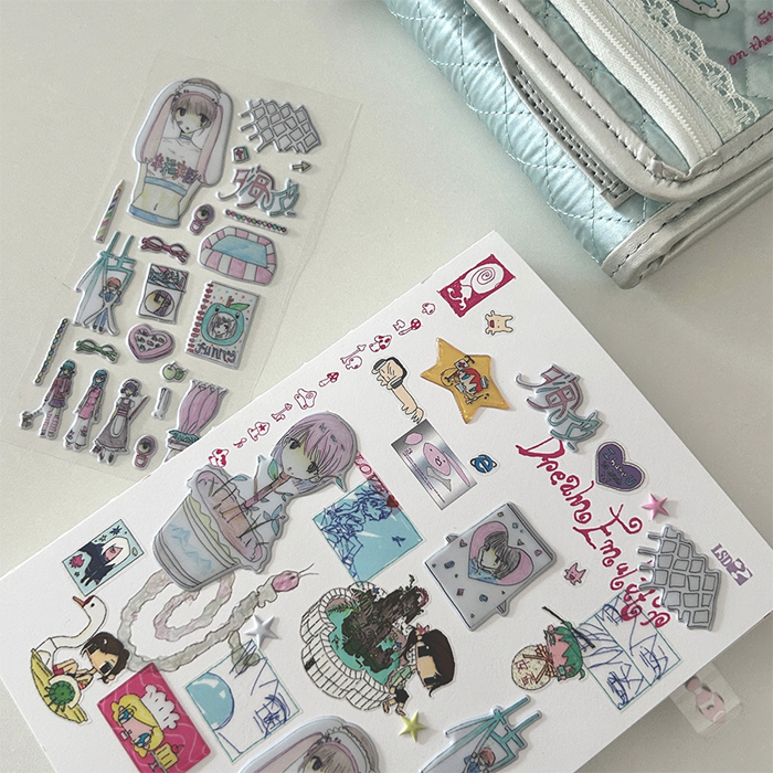 BE HAPPY STICKERS ★ BUNNY – NEMONY