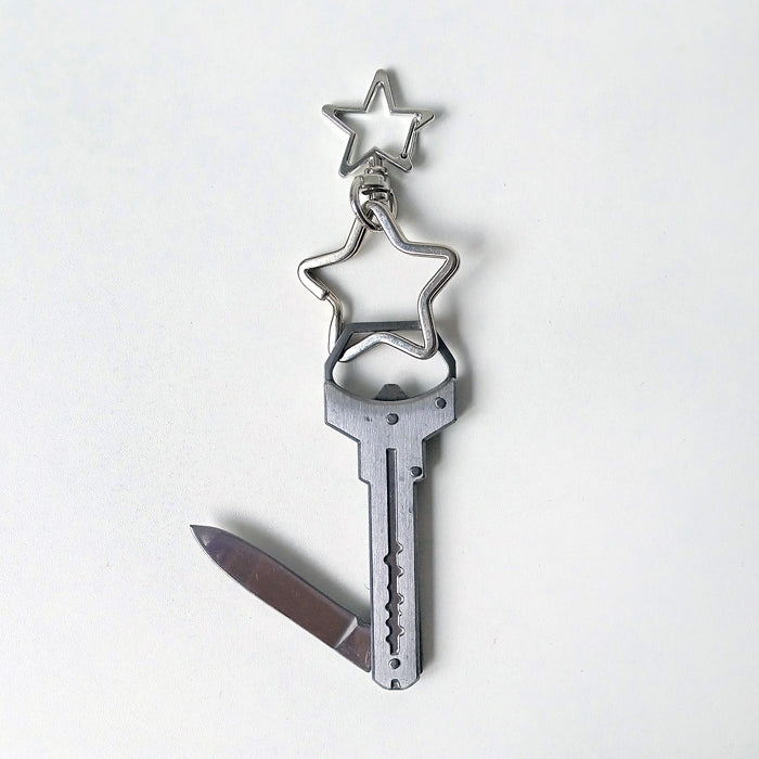STAR KNIFE KEYCHAIN