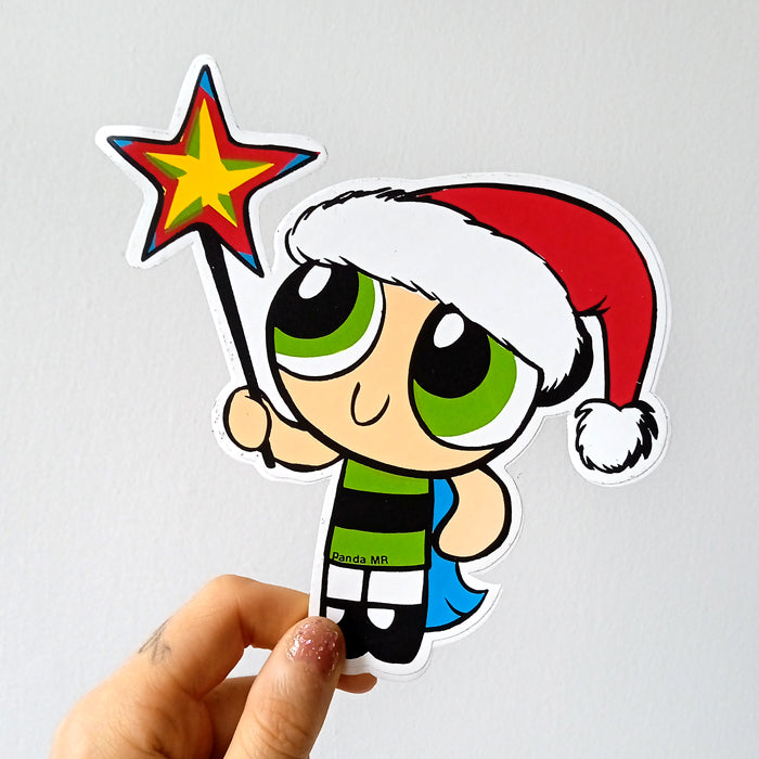 XMAS POWERPUFF STICKERS