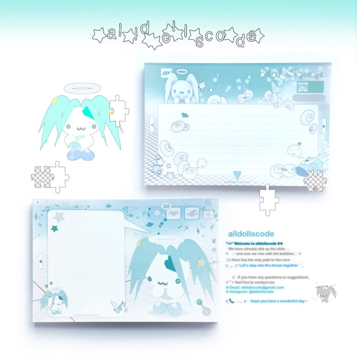 ANGEL SAYS NOTEPAD – ALLDOLLSCODE