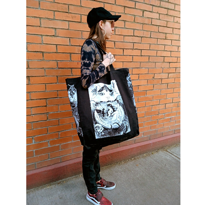 CAT'S NIGHTMARE XL TOTE BAG – GABRIELA FRAGA