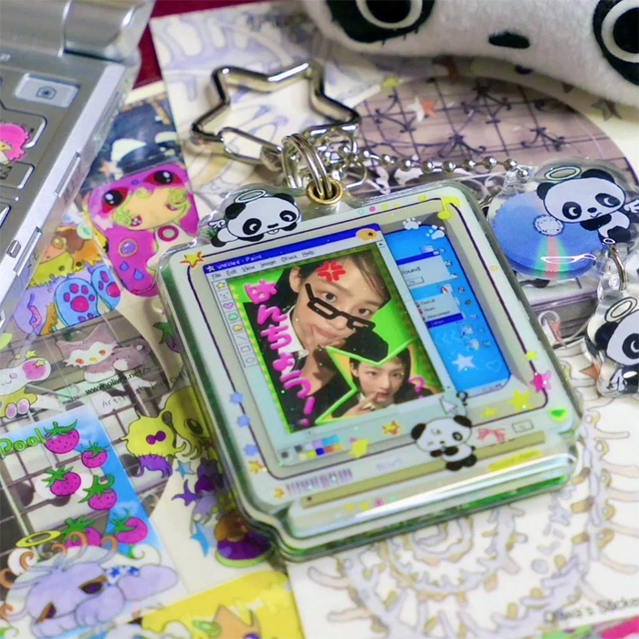 PANDA COMPUTER PHOTO KEYCHAIN – OLIWA