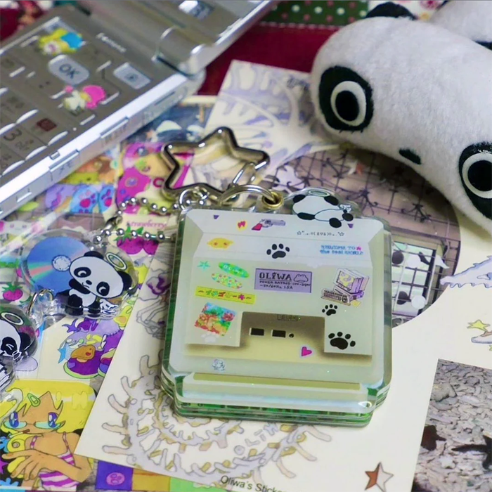 PANDA COMPUTER PHOTO KEYCHAIN – OLIWA