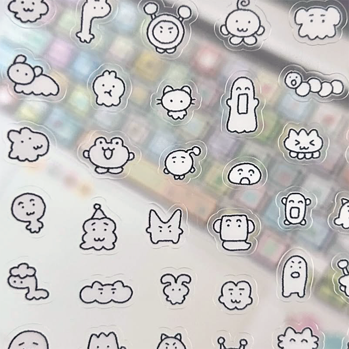 STRANGE FRIENDS STICKERS – DEKHOBOKHO