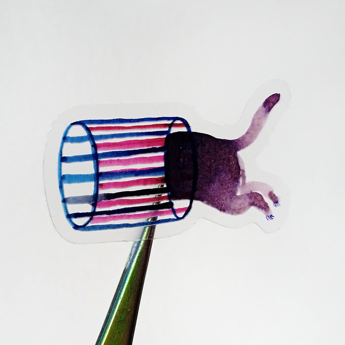ACID CAT STICKERS – GINETTE LAPALME