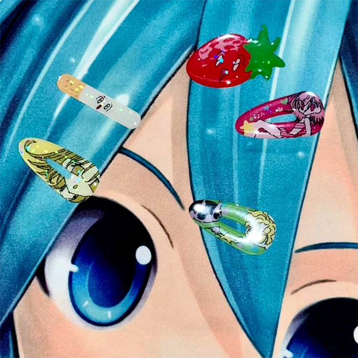 DECORA HAIRCLIPS 3D STICKERS – GOGO! PROJECT