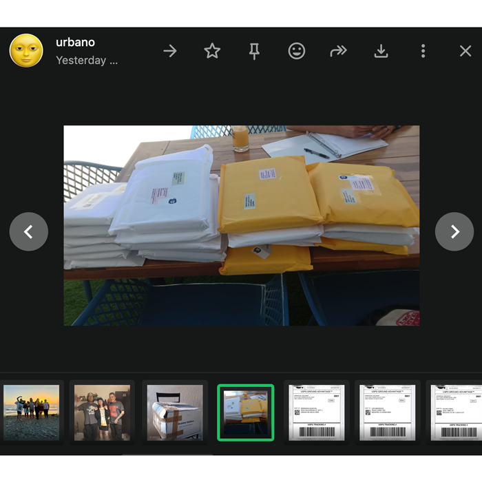 SUPPORT US IN CROSSING YOUR PACKAGE