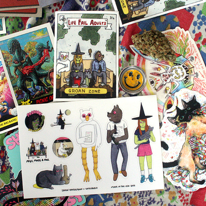 GROAN ZONE STICKERS – SIMON HANSELMANN