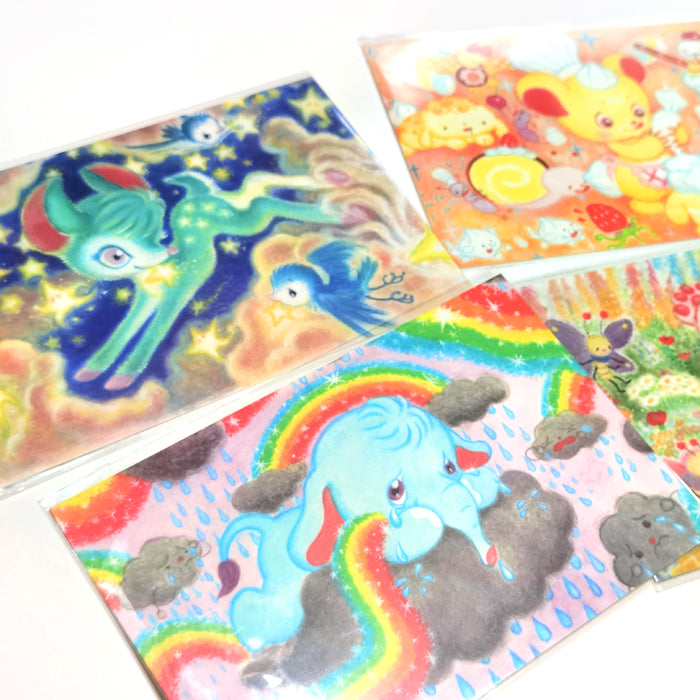FLUFFY DREAMLAND POSTCARD SET – MERAJAY