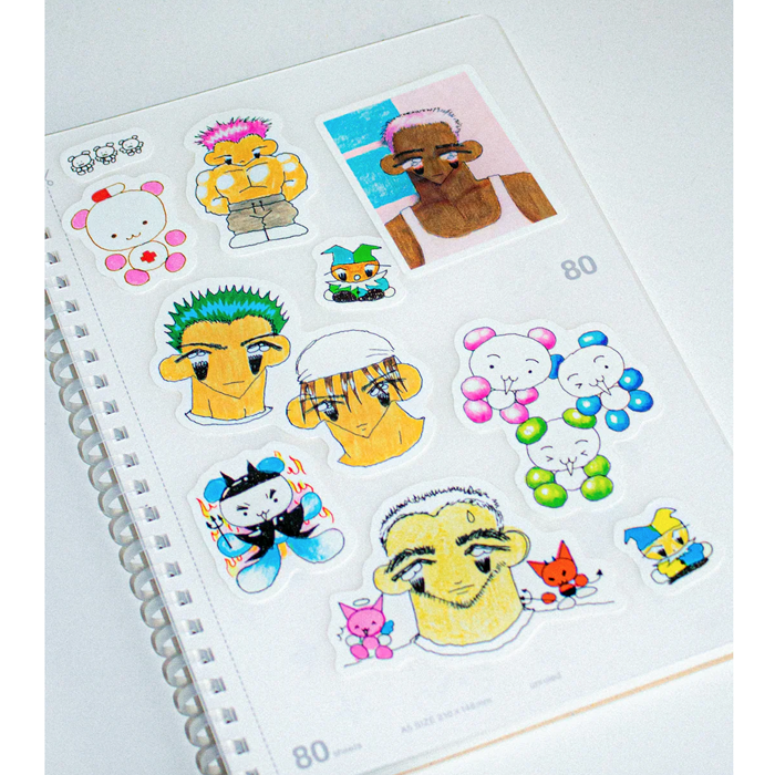 IN MY SKETCHBOOK STICKERS ★ A – MILKBBI