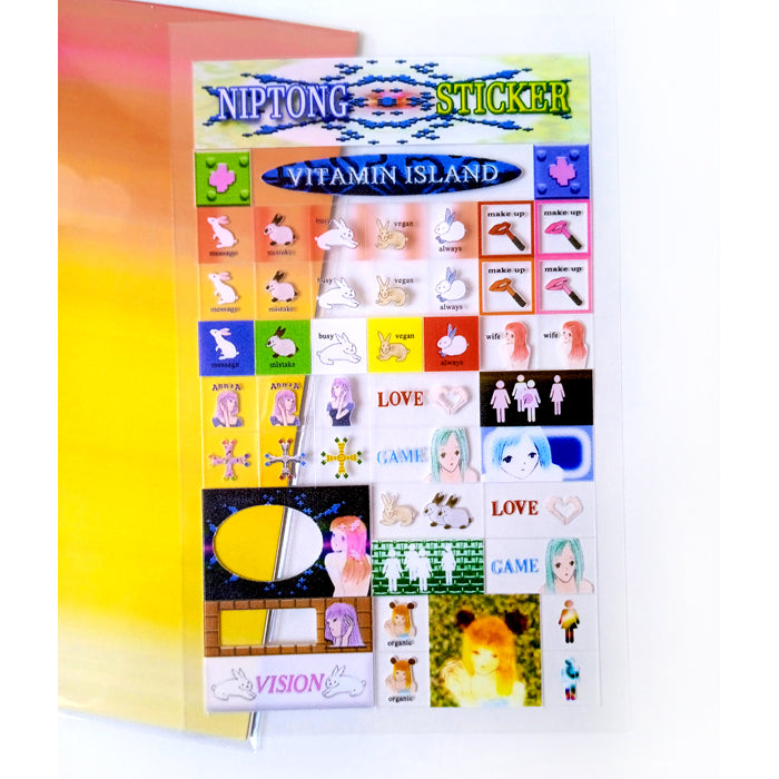 VITAMIN ISLAND DIARY STICKERS – NIPTONG