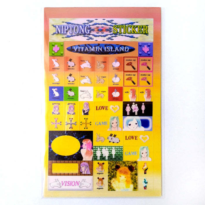 VITAMIN ISLAND DIARY STICKERS – NIPTONG