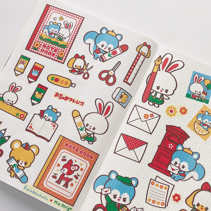 RETRO SHOWA STICKERS ★ MAIL – OCHAME FRIENDS