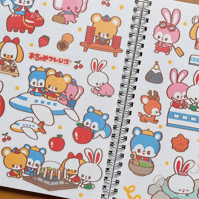 JAPAN TRIP STICKERS ★ TRAIN – OCHAME FRIENDS