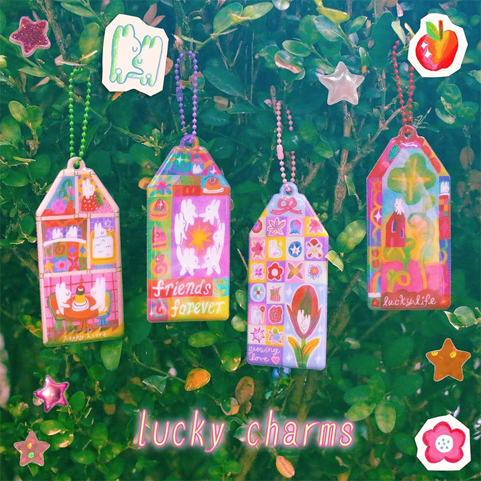 LUCKY CHARM KEYCHAINS – ODD RABBITS