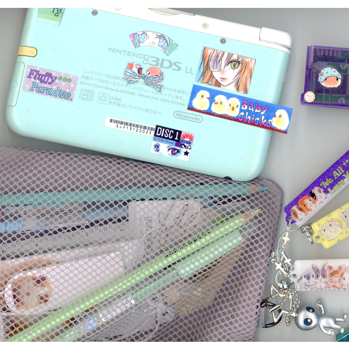 FLUFFY PARADISE CD STICKERS – OLIWA