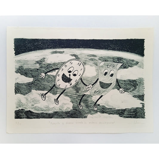 RELOJITO Y DINERO PRINT β JULIAN MADERO