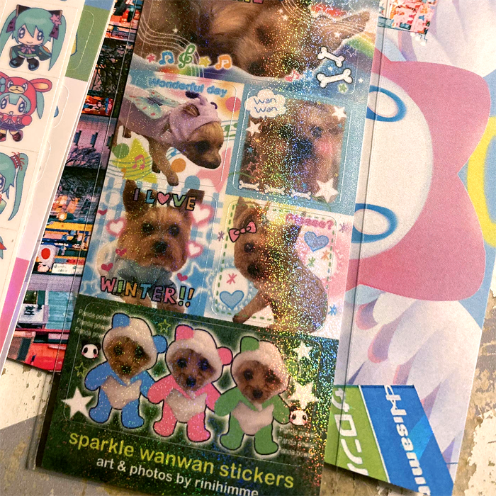 SPARKLE WANWAN STICKERS – RINIHIMME