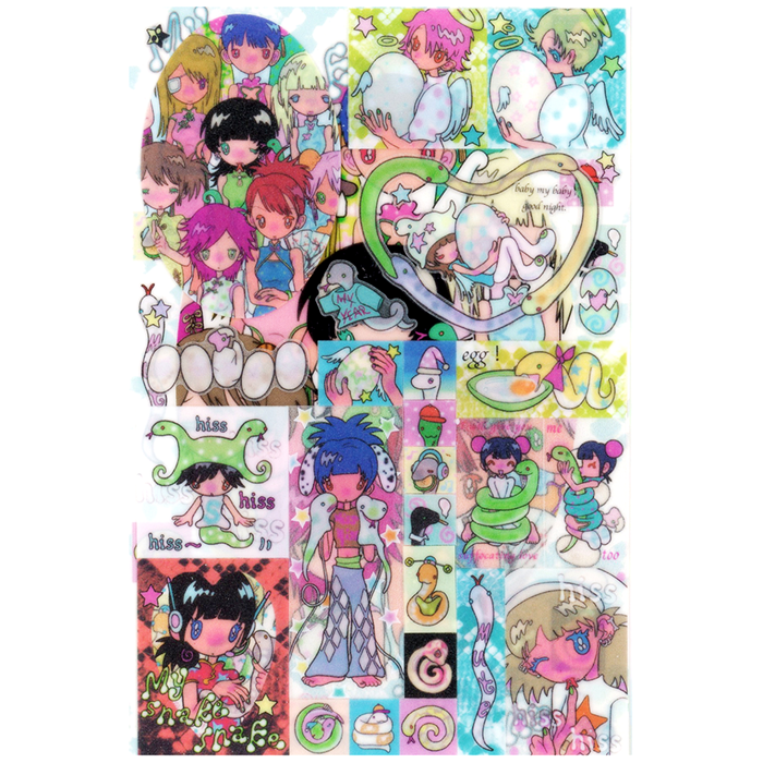 MY SNAKE SNAKE STICKERS – SUNONEBIRD