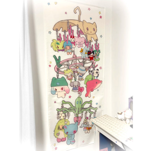 DRYING MY TOYS TAPESTRY β SUNONEBIRD