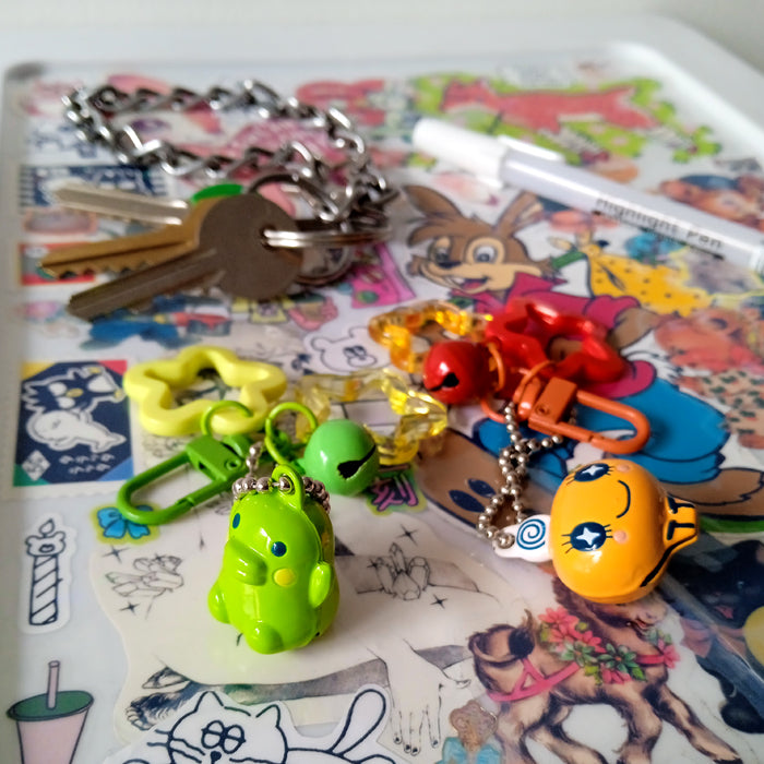 TAMAGOTCHI BELL KEYCHAIN