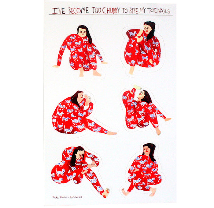 TARA BOOTH STICKERS