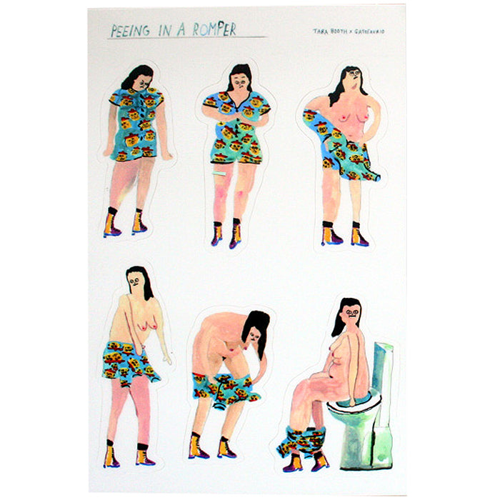 TARA BOOTH STICKERS